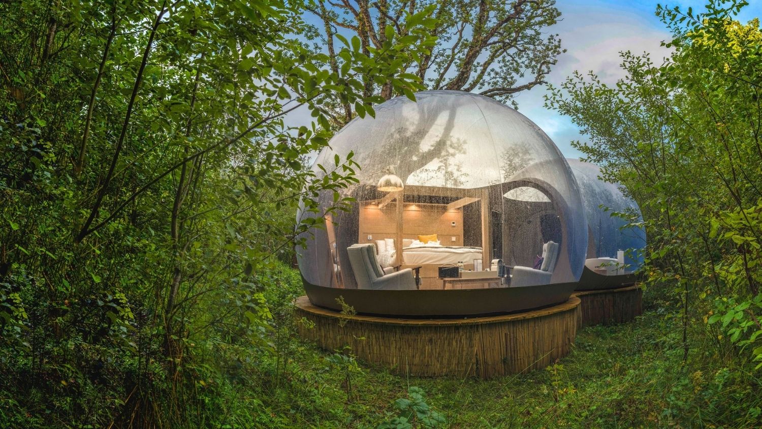 Forest dome at Finn Lough